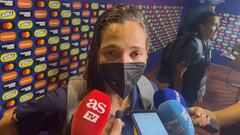 Deyna Castellanos agradeció el apoyo de los hinchas tras el triunfo de Venezuela sobre Uruguay en la Copa América Femenina.