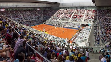 09/05/13 TENIS MUTUA MADRID OPEN 2013 CAJA MAGICA
 PANORAMICA VISTA GENERAL