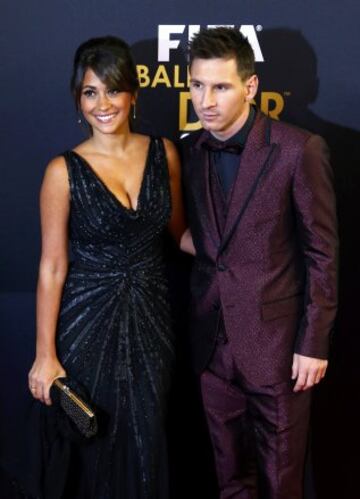 Antonella Roccuzzo se robó todas las miradas en la gala del Balón de Oro.