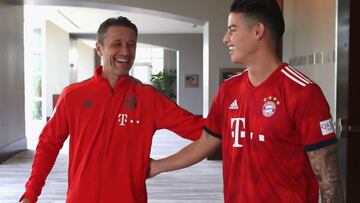 Niko Kovac y James Rodríguez