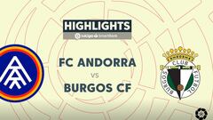 Resumen y goles del Andorra vs Burgos de LaLiga SmartBank