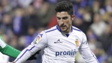 Álvaro con el Zaragoza.