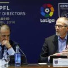 Javier Tebas: "Estamos en contra de una Superliga Europea"