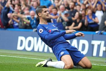 Criado en las categorías inferiores del Madrid previo paso por el Getafe y el Atlético de Madrid, Morata debutó con la elástica madridista en la campaña 2010-11. Como jugador blanco estaría hasta la campaña 2013-14, año en el que fue traspasado con opción de recompra a la Juventus por dos temporadas. En 2016 regresó al conjunto blanco, pero un año más tarde fue vendido al Chelsea por 80 millones de euros: se convirtió en el fichaje más caro de un jugador español en la historia, superando el fichaje de Fernando Torres (60 millones) por el mismo Chelsea... Salió del Madrid habiendo disputado 95 encuentros de blanco. Con la entidad londinense jugó 72 encuentros.