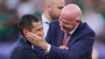 El mensaje de Gianni Infantino a Jaime Lozano tras ganar la Copa Oro