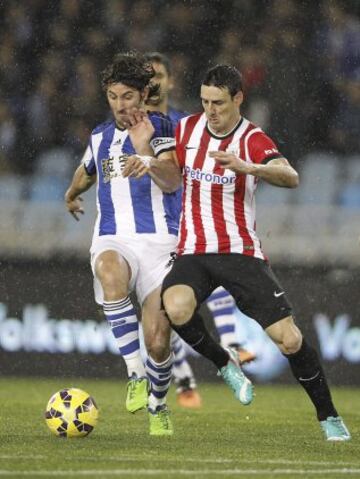 Esteban Granero y Aritz Aduriz.