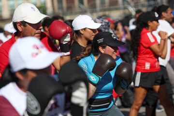 La plancha del Zócalo de Ciudad de México acogió una clase masiva de boxeo y, por segundo año consecutivo, se batió un récord mundial con más de 30.000 alumnos. El acto contó con la presencia de los campeones Julio César Chávez, Jaime Minguía o Humberto González, así como la del presidente del Consejo Mundial de Boxeo, Mauricio Sulaimán