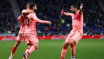 Messi y Suárez tienen escudero: Dembélé.