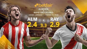 UD Almería vs. Rayo Vallecano: horario, TV, estadísticas, clasificación y pronósticos