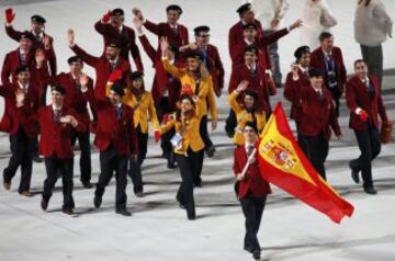 En 2014 se convierte en el abanderado del equipo español en el desfile de inauguración de los Juegos Olímpicos de Sochi
