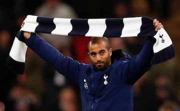 Tottenham Hotspur's new Brazil midfielder Lucas Moura