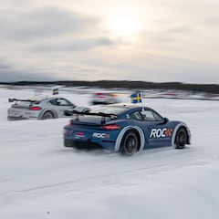 Un cartel de lujo sobre hielo: Vettel, Bottas, Loeb, Johnson...