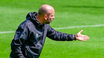 Jos¨¦ Alberto, entrenador del Racing.