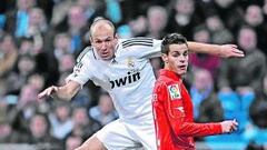 El Madrid depende de Robben más que el Barça de Messi