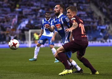 Sergi Darder y Lucas Digne.