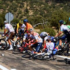 Una caída deja a Vine sin un maillot de la montaña que ya acariciaba