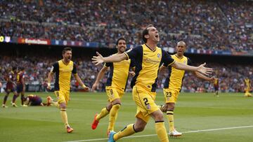 El jugador uruguayo del Atlético de Madrid empezó como delantero aunque finalmente se profesionalizó como defensa. No destaca por ser un goleador habitual, pero de cabeza es infalible.