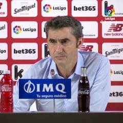 Valverde: "Es inevitable echar de menos a Messi"
