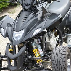 Detenida en Asturias tras conducir un quad sin carnet, seguro, ni casco y con el cadáver de un burro