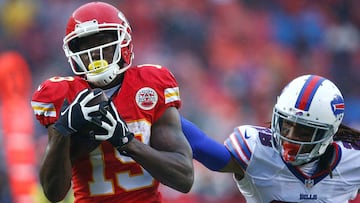 Pese a haberse enfrentado en no pocas ocasiones a los Buffalo Bills, Jeremy Maclin podr&iacute;a enfundarse su camiseta de cara a 2017.