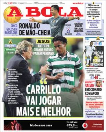 Portadas de la prensa deportiva