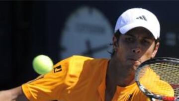 A POR LA TERCERA RONDA. Verdasco saltará hoy dos veces a la pista en Flushing Meadows. Ante Serra buscará la tercera ronda y con Feliciano López debutarán en dobles.