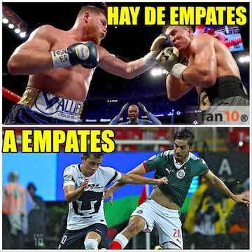 Los 25 mejores memes del empate entre Chivas y Pumas