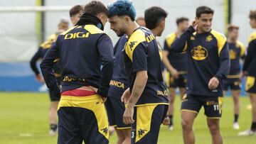 Entrenamiento Deportivo de La Coruña. mella Yeremay Davo