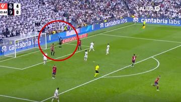 El gesto de Herrera al Bernabéu tras parar el penalti: un minuto después pidió perdón a la grada