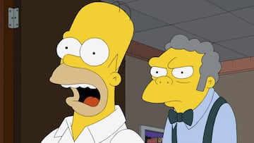 los simpson homer moe