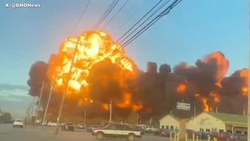 La impactante explosión del accidente aéreo en Kentucky