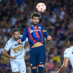 ¿Cuántas veces efrentó el Barcelona a equipos mexicanos con Piqué en la cancha?