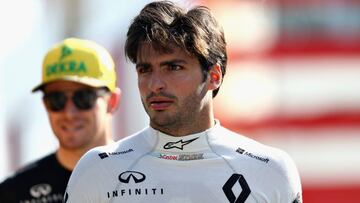 Carlos Sainz en Barcelona.