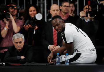 Mourinho y Usain Bolt.