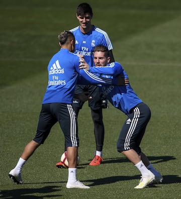 El Madrid prepara el partido contra el Rayo