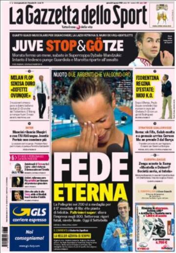 Portadas de la prensa deportiva