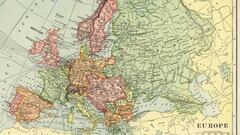 Mapa de Europa en 1901