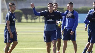 El jugador de Universidad de Chile Matias Rodriguez