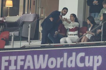 Georgina Rodríguez ha sufrido en el palco del Al Thumama Stadium como una aficionada lusa más durante el encuentro entre la selección portuguesa y la marroquí.