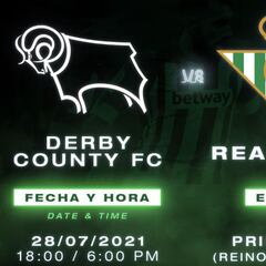 El Betis se medirá al Derby County de Wayne Rooney