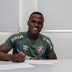 Jhon Arias renueva con Fluminense hasta 2026