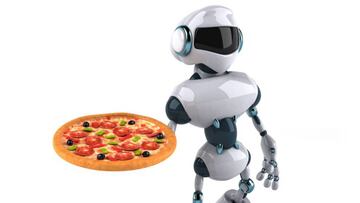 Pizzas a domicilio cocinadas por robots durante el reparto, el futuro de las pizzerías