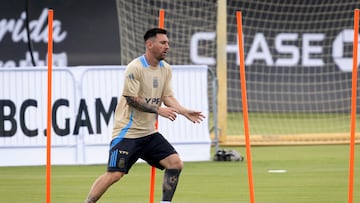 ?Jugar¨¢ Messi en el amistoso Argentina - Ecuador?