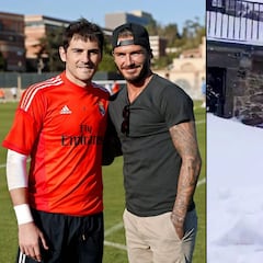 Casillas invita a su pueblo a Beckham: "¡Very very cold!"