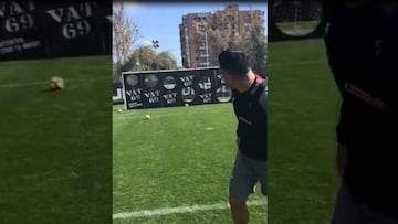 El sensacional truco de Paredes en la última práctica alba