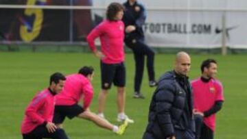 Guardiola da descanso a Xavi, Villa, Pedro y Alves