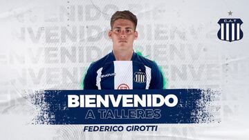Talleres oficializó la llegada de Girotti