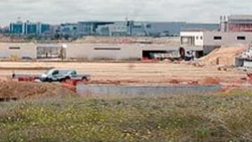 <b>MADRID AL FONDO. </b>La vista panorámica de la futura Ciudad Deportiva de Valdebebas muestra un fondo donde se ubican el IFEMA y la parte norte de la capital.