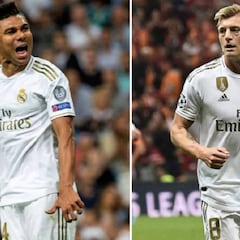 Casemiro y Toni Kroos, los mejores de LaLiga en Europa