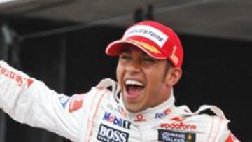 <b>HÉROE BRITÁNICO. </b>Lewis es aclamado por los aficionados de su país.